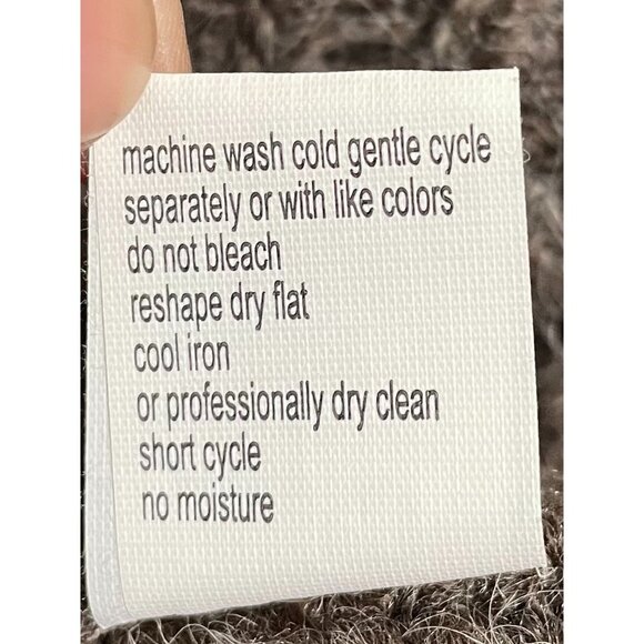 Elsamanda Wool Blend Cardigan Sweater With Toggle Closure Sz M Made in Italy - Picture 14 of 16